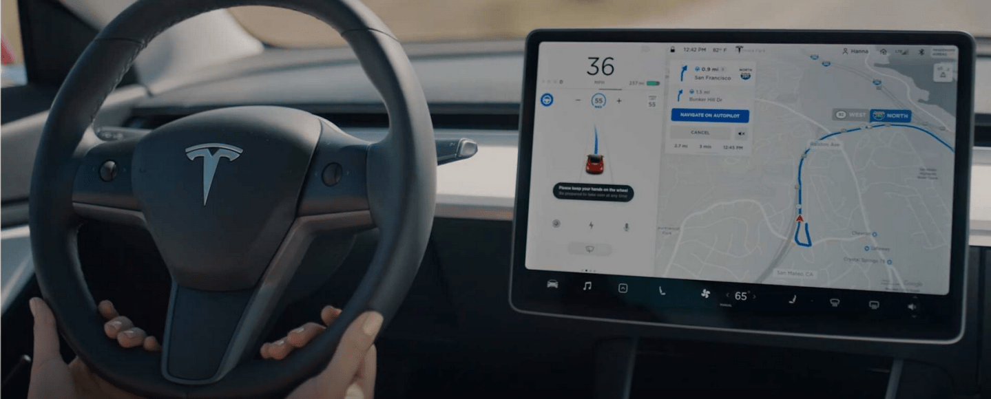 tesla_dashboard_ green ev electric vehicles